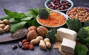 Các nguồn thực phẩm giàu protein cho người ăn chay.