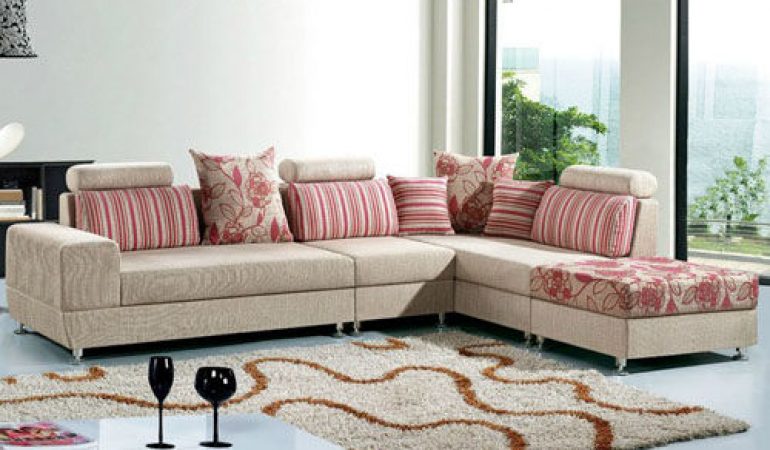 Sofa nỉ chữ L – mẫu sofa lý tưởng cho phòng khách nhỏ (2)