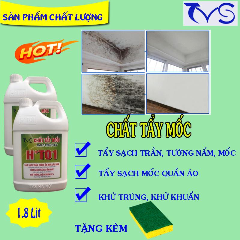 Cách tẩy mốc tường bị ố vàng bằng ht01 (2)